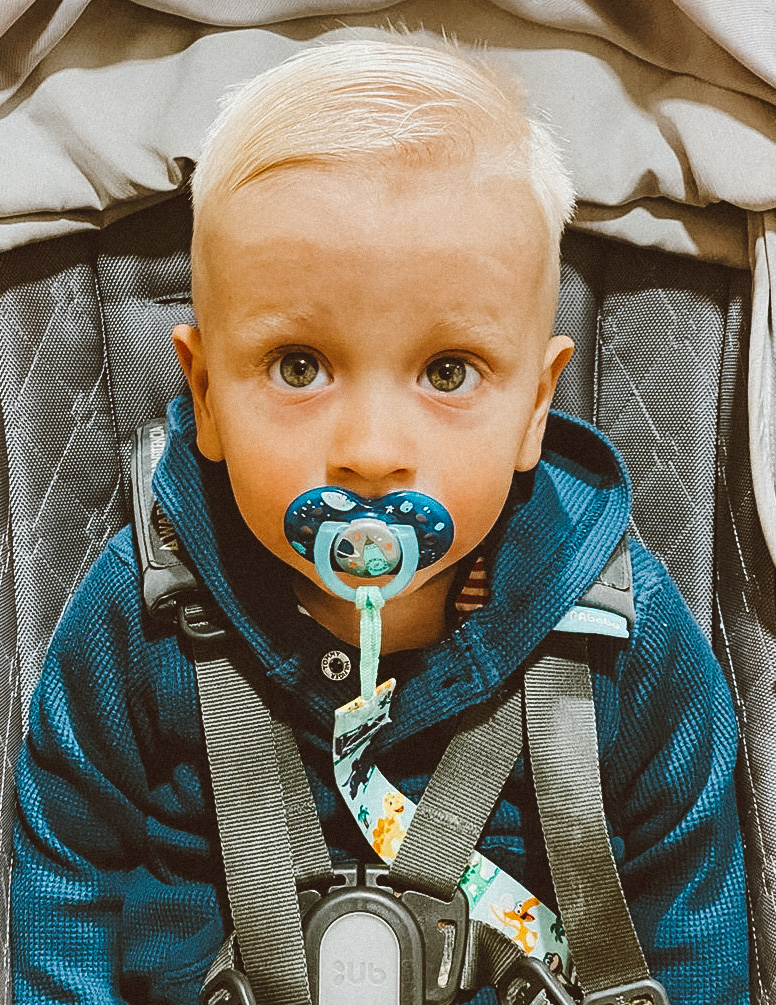 Long-term use of a pacifier can negatively impact the mouth development of a child, impacting breathing, tongue position, and language.