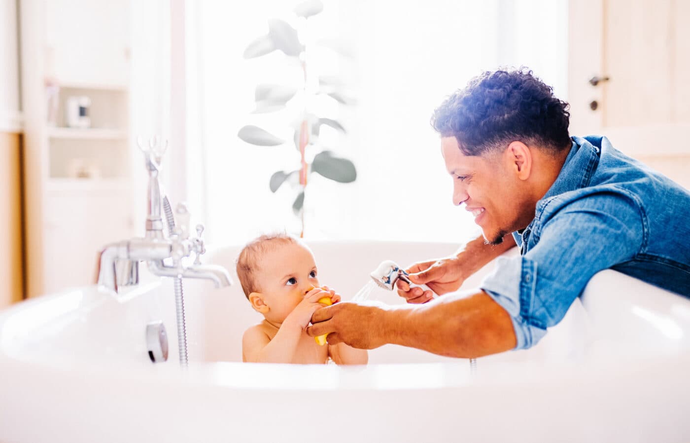 Bedtime routines that begin with a bath can cue your baby to what is to come and help them prepare for sleep.